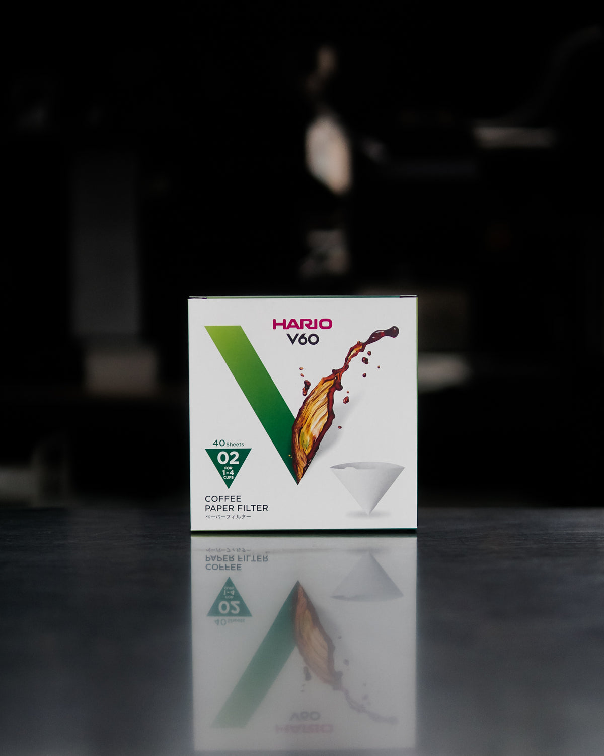 Hario V60 Coffee Filter Papers - Size 02 - White (40 pack)